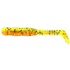 Силикон Reins ROCKVIBE SHAD 3" B61 Chart Pepper/Motoroil Red Gold, фото 