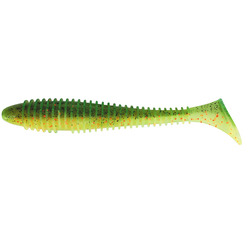 Силикон Keitech Swing Impact FAT 4.8" (5 шт/упак) ц:ea#05 hot fire tiger, Длина силикона: 4.8" (12.2 см), Расцветка силикона: EA#05 Hot Fire Tiger, фото 
