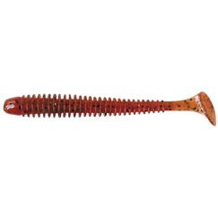 Силикон Keitech Swing Impact 2.5" (10 шт/упак) ц:ea#01 orange pepper, Длина силикона: 2.5" (6.3 см), Расцветка силикона: EA#01 Orange Pepper, фото 