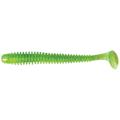 Силикон Keitech Swing Impact 4.5" (6 шт/упак) ц:424 lime chartreuse, Длина силикона: 4.5" (11.4 см), Расцветка силикона: 424 Lime Chartreuse, фото 