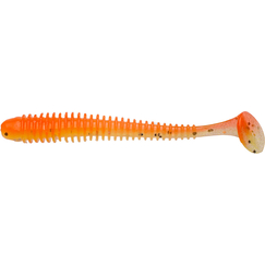 Силикон Keitech Swing Impact 4" (8 шт/упак) ц:pal#04 sun shine lemon, Длина силикона: 4" (10.2 см), Расцветка силикона: PAL#04 Sun Shine Lemon, фото 