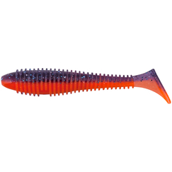 Силикон Keitech Swing Impact FAT 3.3" (7 шт/упак) ц:pal#09 violet fire, Длина силикона: 3.3" (8.4 см), Расцветка силикона: PAL#09 Violet Fire, фото 