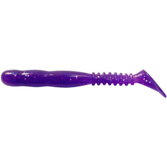 Силикон Reins ROCKVIBE SHAD 2" 567 Lilac Silver&Blue Flake 20шт, фото 