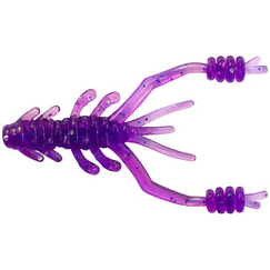 Силикон Reins RING SHRIMP 2" 567 Lilac Silver&Blue Flake 12шт, фото 